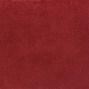 Cortina Leathers "Chaps" suede swatch in the color scarlet