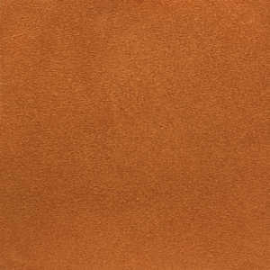 Cortina Leathers "Chaps" suede swatch in the color pumpkin