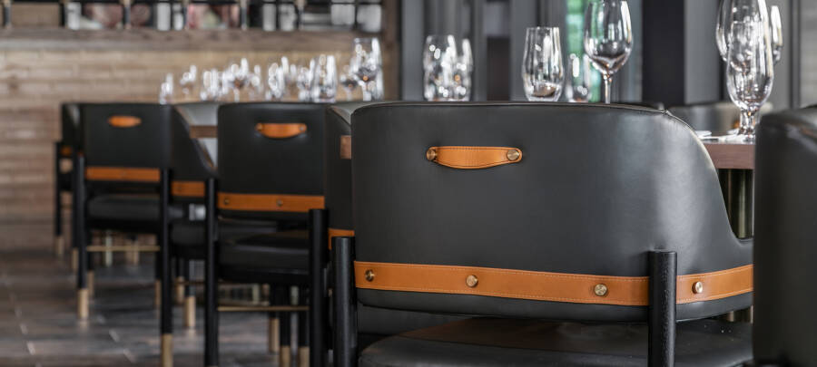 Cortina Leathers Allora shown at the Cloudland at McLemore Resort by Hilton Curio in Georgia